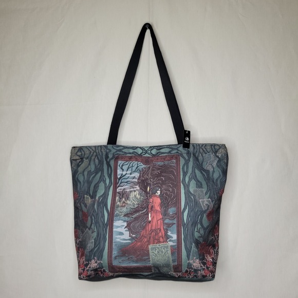 Fairyloot ~ One Dark Window Canvas Totebag ~ Gothic Romance - Picture 4 of 4